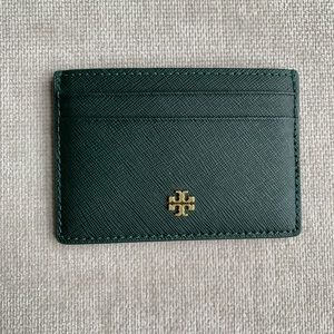 Tory Burch Robinson Leather Card Case